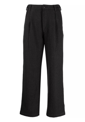 Maharishi Loose Deck textured trousers - Black