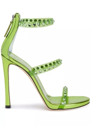Giuseppe Zanotti 120mm Harmony Shine sandals - Green