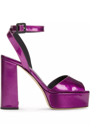 Giuseppe Zanotti New Betty 120mm platform sandals - Purple
