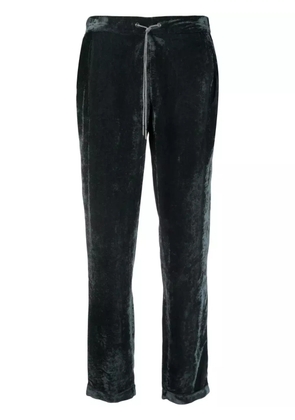 Fabiana Filippi drawstring-waist velvet trousers - Green