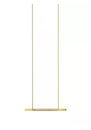 Shihara 18kt yellow gold Bar 02 diamond necklace
