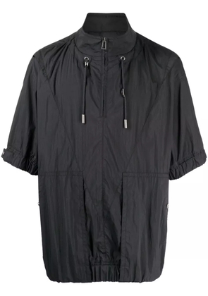 SONGZIO short-sleeved drawstring lightweight jacket - Black