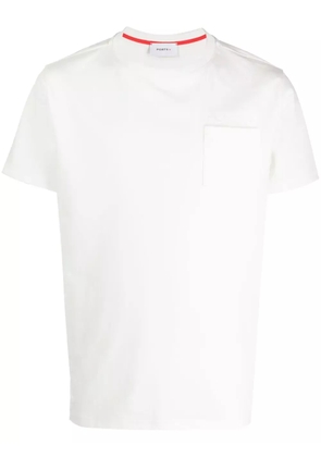 Ports V logo-embossed T-shirt - White