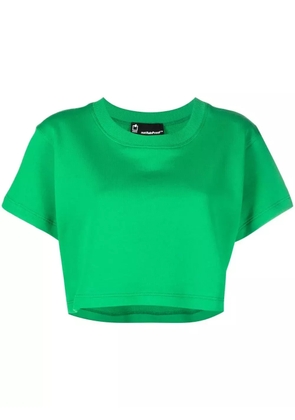 STYLAND organic-cotton cropped T-shirt - Green
