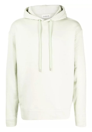 Lanvin graphic-print cotton hoodie - Green