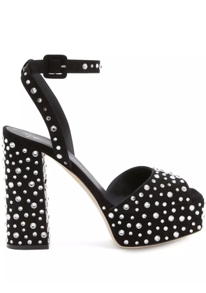 Giuseppe Zanotti 120mm New Betty Sparkle sandals - Black