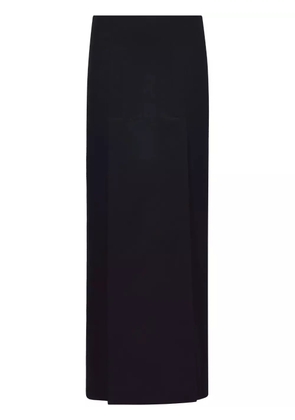 Proenza Schouler felted slit maxi skirt - Black