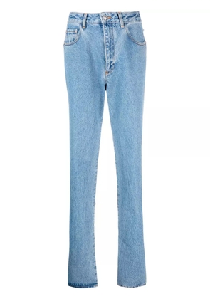 GCDS Bling cut-out jeans - Blue