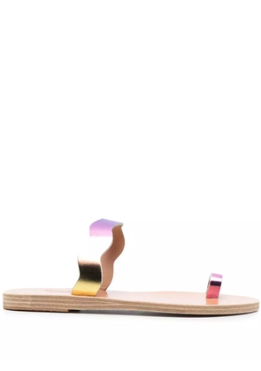 Ancient Greek Sandals Thasos slip-on sandals - Purple