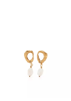 LOVENESS LEE Dio Aurum pearl-embellished drop earrings - Gold