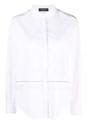 Fabiana Filippi logo-patch shirt - White