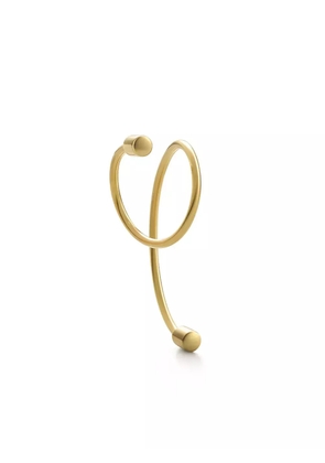 Shihara 18kt yellow gold Twist Curl 02 single earring