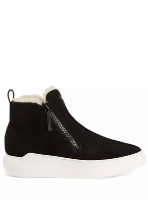 Giuseppe Zanotti Conley High double-zip sneakers - Black