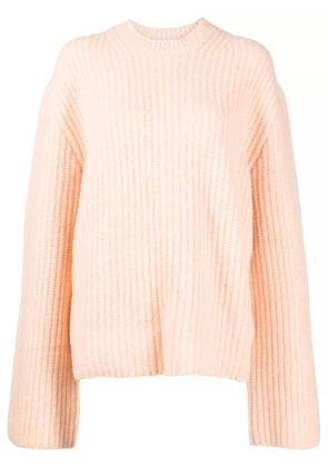 Nanushka extra-long-sleeve knitted jumper - Orange