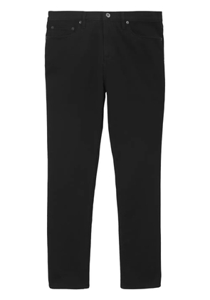 Burberry straight-leg stretch-cotton jeans - Black