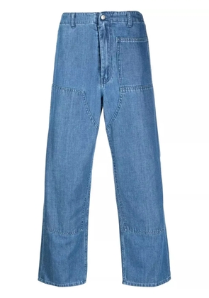 MM6 Maison Margiela straight-leg cut trousers - Blue