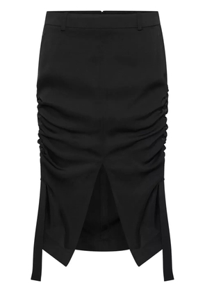 Dion Lee Cinch midi skirt - Black