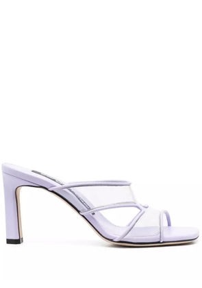 Sergio Rossi 85mm Sr Lunettes sandals - Purple