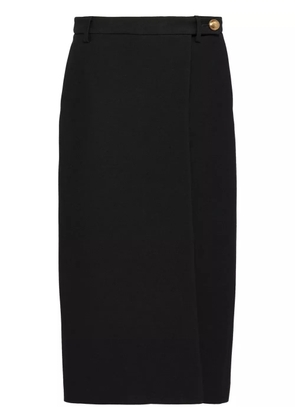 Prada tricotine midi skirt - Black