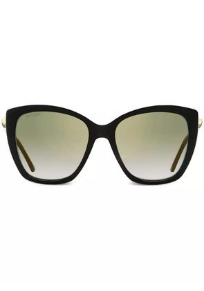 Jimmy Choo Eyewear Rose butterfly-frame sunglasses - Black