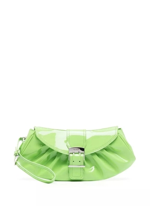 BY FAR Glami gathered clutch bag - Green