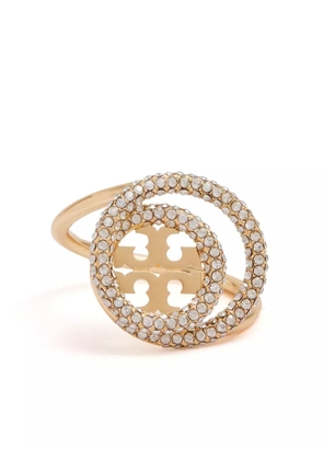 Tory Burch Miller crystal-embellished ring - Gold