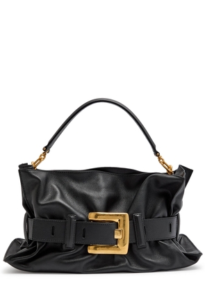 Balmain Anthem Medium Leather Shoulder bag - Black - One Size