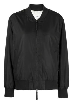 b+ab baseball-collar zip-up bomber jacket - Black
