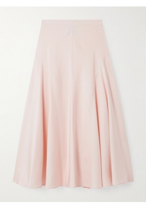 Loro Piana - Giustina Paneled Silk Midi Skirt - Pink - IT36,IT38,IT40,IT42,IT44,IT46,IT48