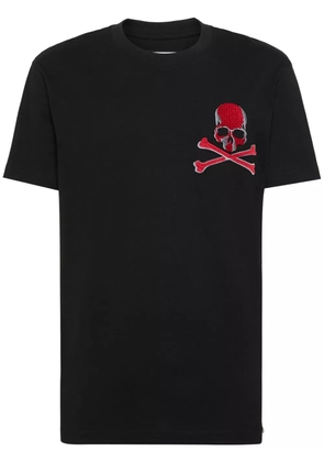 Philipp Plein skull-print cotton T-shirt - Black