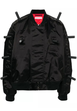 Walter Van Beirendonck Exoskeleton bomber jacket - Black