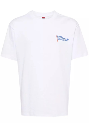 Ground Zero logo-print cotton T-shirt - White