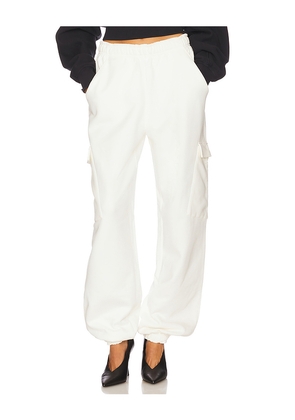 Lapointe Cotton Jogger in Ivory. Size M. Also in L, S, XS.