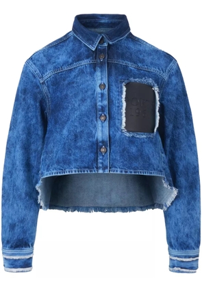 Ports 1961 logo-appliqué denim shirt - Blue