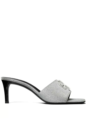 Tory Burch 65mm Eleanor pave sandals - Silver