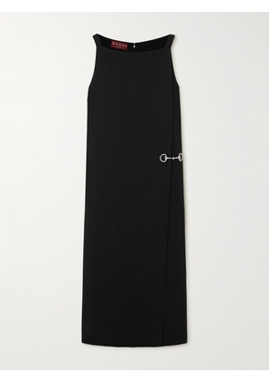 Gucci - Layered Crepe Midi Dress - Black - IT36,IT38,IT40,IT42,IT44,IT46