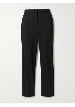 Theory - Treeca Cropped Wool-blend Slim-leg Pants - Black - US0,US2,US4,US6,US8,US10,US12,US14