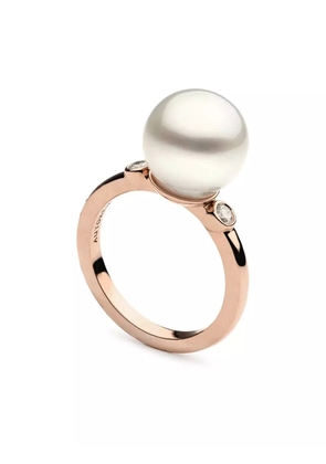 AUTORE MODA 9kt rose gold Allegra South Sea Pearl ring - Pink