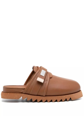 Suicoke x Marsell Zavo leather mules - Brown