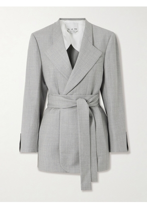 SASUPHI - Lauren Belted Wool Blazer - Gray - IT38,IT40,IT42,IT44,IT46