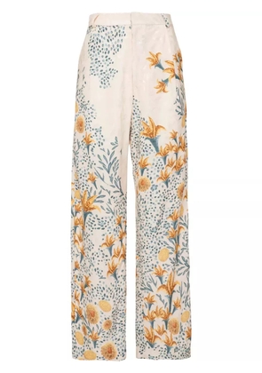 Agua By Agua Bendita Florecer Capullo trousers - Neutrals