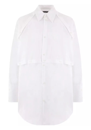 FEDERICO CINA layered cotton shirt - White