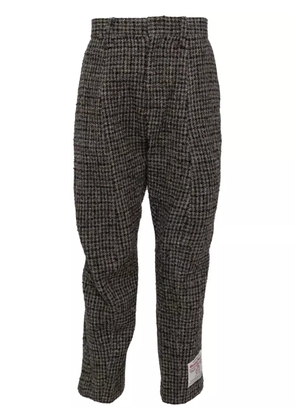 Doublet Zombie Silhouette tweed trousers - Grey