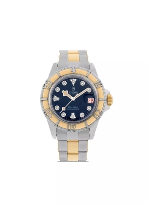 TUDOR 1968 pre-owned Prince Oysterdate Submariner 38.5mm - Blue