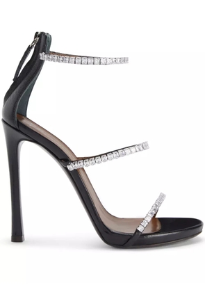 Giuseppe Zanotti 120mm Harmony Shine crystal-embellished sandals - Black
