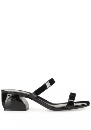 Sergio Rossi Si Rossi patent-leather sandals - Black
