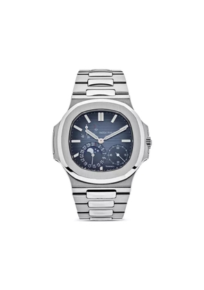Patek Philippe 2022 pre-owned Nautilus 5712/1A-001 Moon Phase 'Tiffany & Co.' 40.5mm - Blue