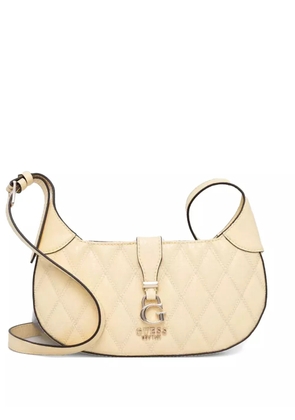 GUESS USA logo-plaque crossbody bag - Yellow