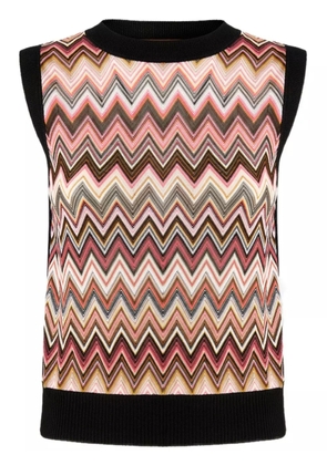 Missoni zigzag-pattern tank top - Black
