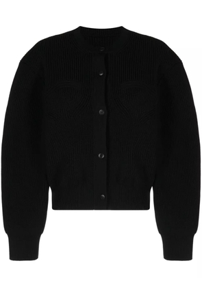 JNBY contoured-rib cardigan - Black